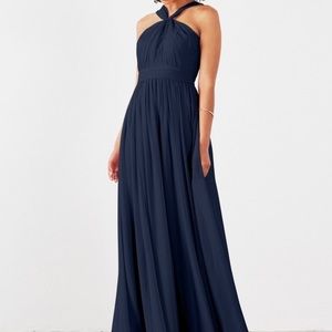 Weddington Way | Cora navy bridesmaid chif…